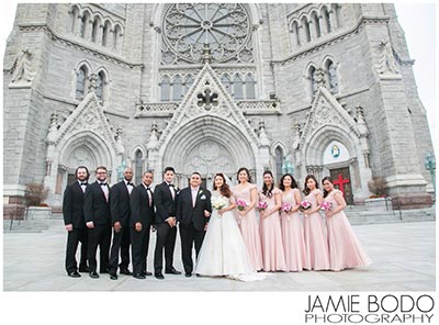 newark cathedral basilica of the sacred heart wedding party