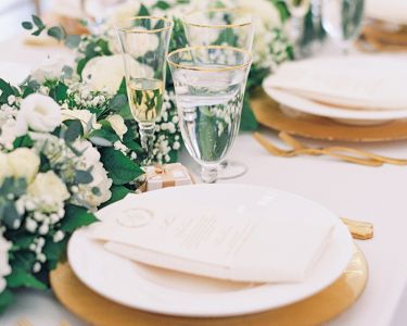 Formal Gold Place Setting
