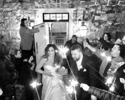 sparklers-rustic-wedding