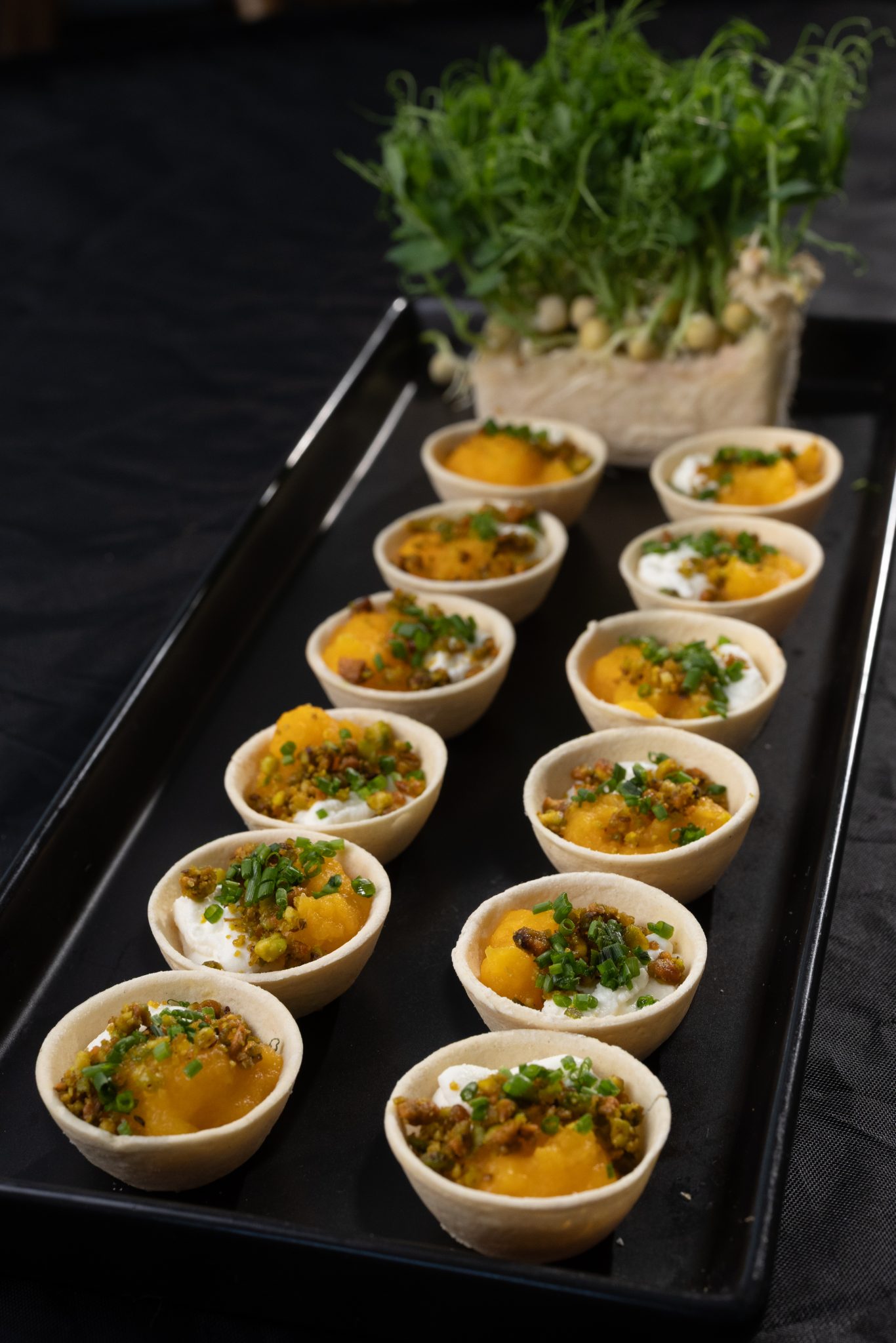 culinary-butternut squash tartelette
